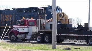 Norfolk Southern Frankenstein test and trouble on CSX!