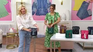 Patricia Nash Leather Lari Flap Crossbody on QVC