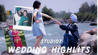 Wedding story Surinder & Charankawal , Wedding Highlights , Punjabi Wedding Highlights , Studio7