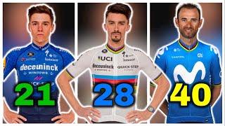 The Best WorldTour Riders at EVERY Age (18-40)