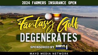 2024 FARMERS INSURANCE OPEN, DraftKings Plays | Fantasy Golf Degenerates