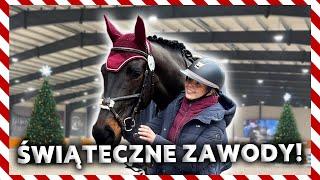 PIERWSZE ZAWODY HALOWE W TYM SEZONIE ️ | Świąteczne zawody konne w Krajkowie 