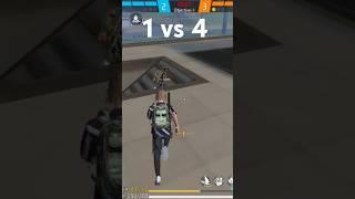 1 vs 4 cs rank game play ⏯️ free fire video