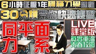 CH.2｜Part.1｜‍課堂版｜同平面力系｜機械力學｜第2章｜1張黑板1章重點｜Engineering Mechanics & Machinery｜@ClarkHuang老師｜2018年錄製