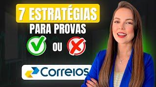 7 ESTRATÉGIAS PARA SER APROVADO EM PROVAS DE CERTO OU ERRADO | COMO SER APROVADO NOS CORREIOS 2024