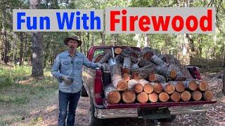 Simple Way to Forward Firewood to Firewood Splitter