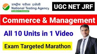 Super Marathon on Commerce & Management | UGC NET Commerce All 10 Units in 1 Class | UGC NET Mentor