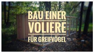 Bau einer Voliere für Greifvögel und Eulen