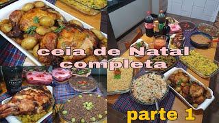 CEIA DE NATAL/COMO TEMPERAR PERNIL E FRANGO/ SOBREMESA/ BOM BOM DE TRAVESSA/ SALPICÃO/ FAROFA/ ARROZ