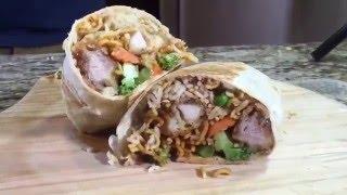 Panda Express Orange Chicken Burrito | Foodbeast Kitchen