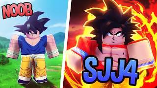 Going From NOOB To SSJ4 Goku In The BEST Roblox DBZ GAME..! (Dragon Soul)