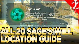 All 20 Sage's Will Location Guide - Tears of the Kingdom