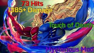 Gill 73 hits 1385+ Damage Touch of Death combo - Mysterious Mod SFV