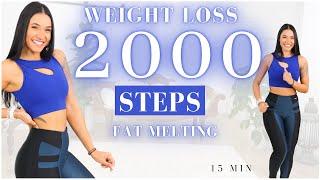 Lose Weight Walking At Home | 2000 Steps Workout For Beginners