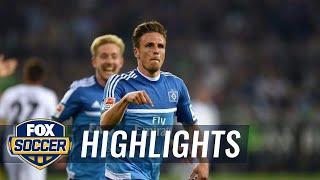 Nicolai Muller goal extends Hamburg's lead over Monchen - 2015–16 Bundesliga Highlights