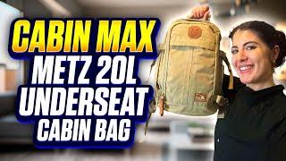 Cabin Max Metz 20L Backpack Review (PERFECT personal item for Ryanair)