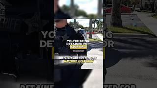 DETAINED AND TICKETED FOR WATCHING CAR SHOW!