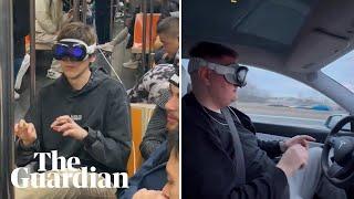 Safety concerns after people filmed using Apple Vision Pro headset