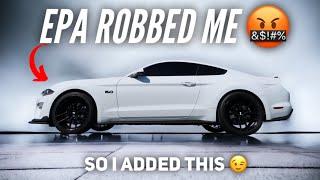 EPA STOLE THE HORSEPOWER FROM MY 2022 MUSTANG GT, SO I FIXED IT WITH CORSA..