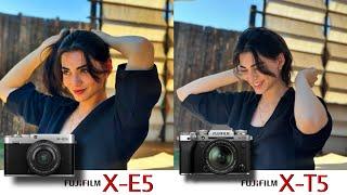 The New Fujifilm X-E5 VS Fujifilm X-T5 | Camera Test