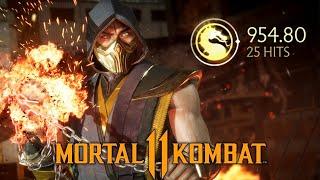 Scorpion Combos - Mortal Kombat 11 (All Variations)