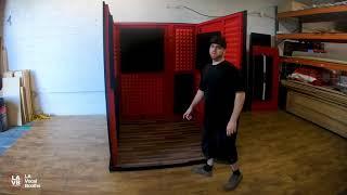 LAVB Time-lapse: 6'x6' - Flush Door - Tier2 - Black - Red - Black