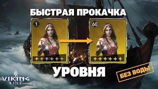 VIKING RISE - Как быстро поднять уровень героев | Как получать много опыта