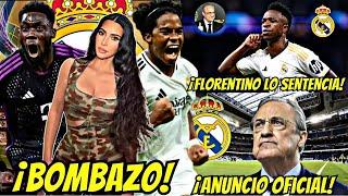 ¡BOMBAZO! ¡ANUNCIO OFICIAL! ¡FLORENTINO LO SENTENCIA! ÚLTIMAS NOTICIAS DEL REAL MADRID HOY