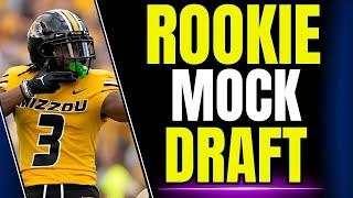 2025 Dynasty Fantasy Football 4-ROUND ROOKIE MOCK DRAFT | 12-TM SuperFlex