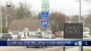 Vermont expands free tuition program to benefit more families