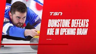 Alberta (Koe) 2, Manitoba (Dunstone) 6 | Montana's Brier: Draw 1