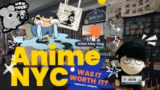 First Anime NYC! $$$ expensive but what happened?    artist alley vlog