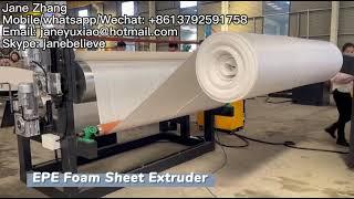 EPE Foam Extruder Manufacturer PE Foam Sheet Making Machine