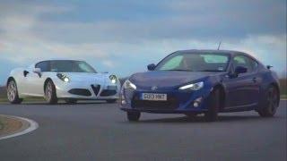 Alfa Romeo 4C vs Porsche Cayman vs Toyota GT86 / Scion FT86 - sportscar shootout