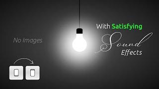 Switch On Off Light Bulb With Sound using Html CSS & JavaScript | How to Make Website​