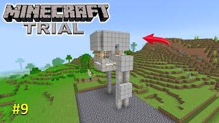 Minecraft Trial Survival: Part 09 – I Build an Easy Iron Farm 1.20