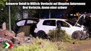 Schwerer Unfall in Willich: Verdacht auf illegales Autorennen