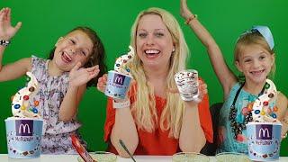 Sofie, Melody och Chanell gör egna McFlurrys | Vilka vann squishy?