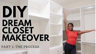 DIY Dream Closet Makeover  !!! [Part 1 : The Process] | Lexis Shantell House Series