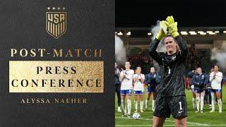 POST-MATCH PRESS CONFERENCE: Alyssa Naeher | Netherlands vs. USWNT | December 3, 2024