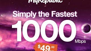 MyRepublic 1000 Mbps Home Fast Fibre Broadband Singapore