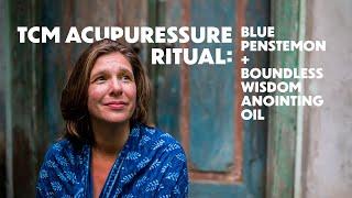 Acupressure Ritual with Blue Penstemon + Boundless Wisdom | LOTUSWEI Flower Essences