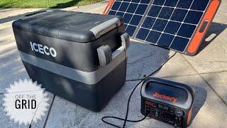 Can you run a powered cooler with just one solar panel?