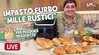 IMPASTO FURBO "MILLE RUSTICI" Facilissimo e versatile - Ricetta in diretta