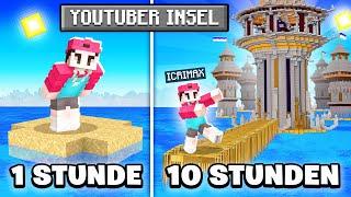 10 STUNDEN die ICRIMAX INSEL BAUEN! (Minecraft YouTuber Insel)