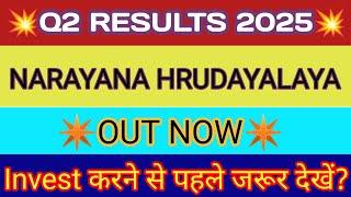 Narayana Hrudayalaya Q2 Results 2025  Narayana Hrudayalaya Results  Narayana Hrudayalaya Share