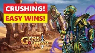 Gems of War Pharaoh Khafru Explore 12 Best FAST Team?