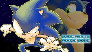 Sonic Meets Movie Sonic