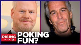 Hollywood Elite SQUIRM as Jim Gaffigan Makes Epstein PEDO JOKES at Golden Globes