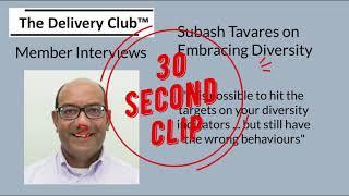 Delivery Club interviews Subash Tavares on Embracing Diversity (Short Version)